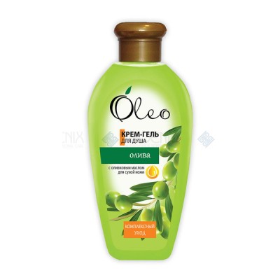 Набор ТМ "Oleo": шампунь для волос "Крапива" + крем-гель для душа "Олива"